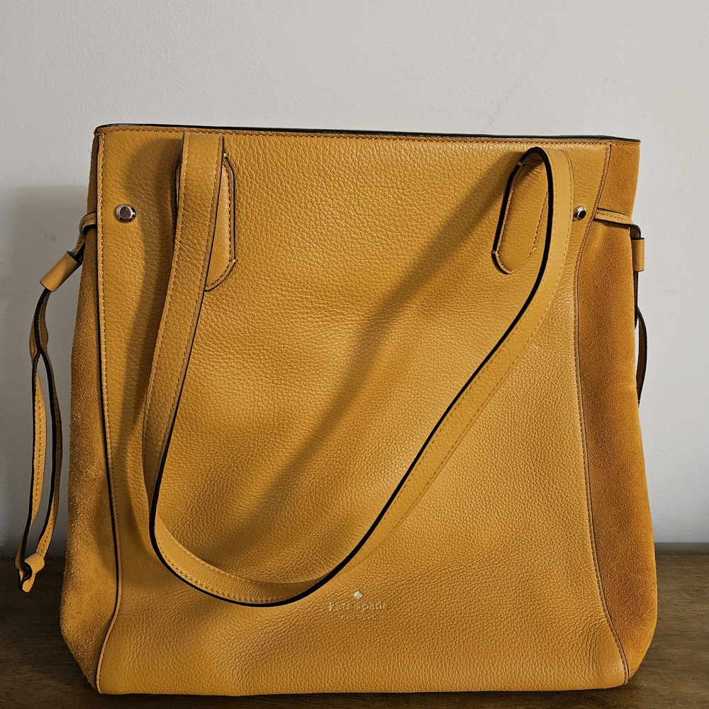 Kate Spade Mustard Yellow Tote Bag